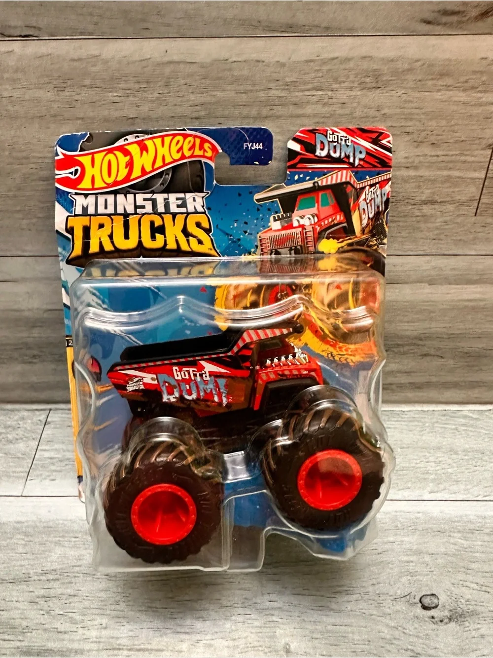 Hot Wheels Monster Trucks 'Gotta Dump' Red Monster Truck Toy